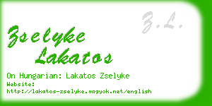 zselyke lakatos business card